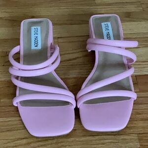 Steve Madden Pink Strappy Sandals